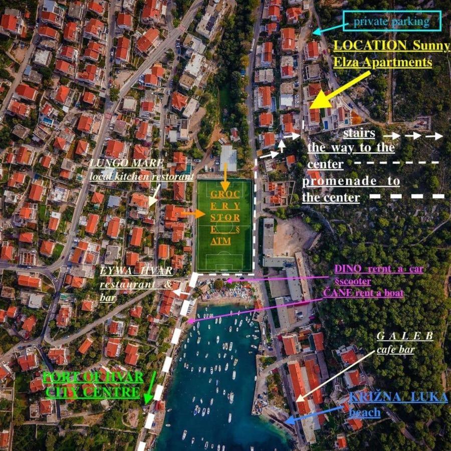 Apartment Sunny Elza 2 赫瓦尔 外观 照片